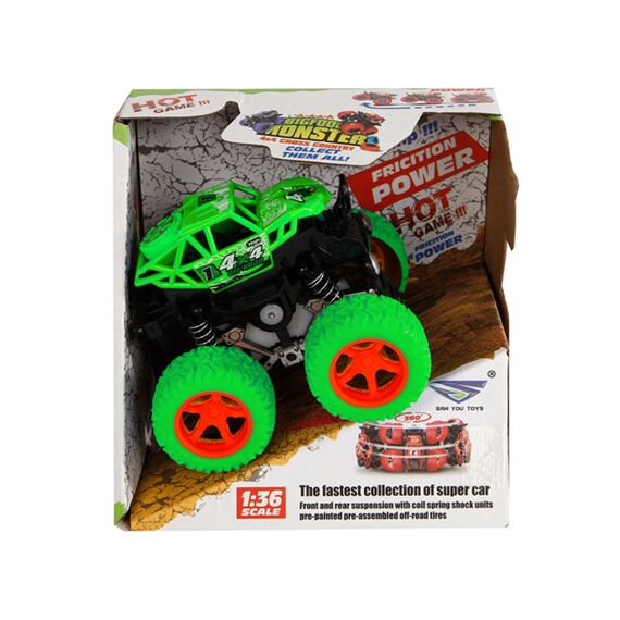 Bigfoot Monster 4X4 Truck Die Cast Frictie 9Cm Assortiment - prijs per stuk