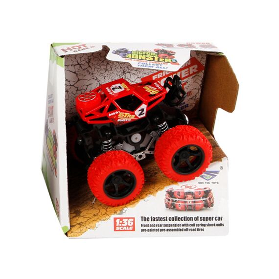 Bigfoot Monster 4X4 Truck Die Cast Frictie 9Cm Assortiment - prijs per stuk