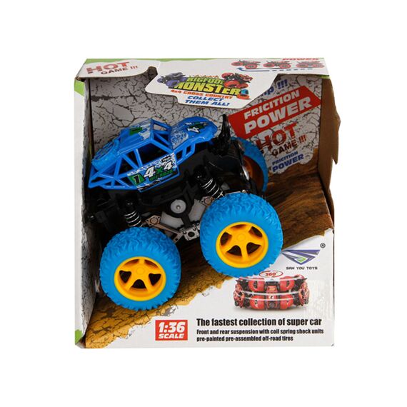 Bigfoot Monster 4X4 Truck Die Cast Frictie 9Cm Assortiment - prijs per stuk