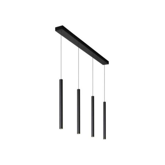 Lorenz Hanglamp Led4X4W Mat Zwart