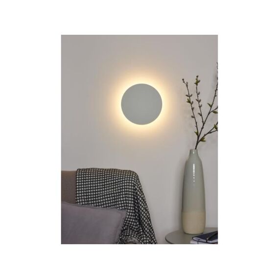 Lucide Eklyps Led  Wandlicht  Ø25Cm 8W 480Lm 3000K Wit