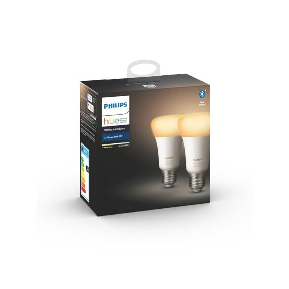 Philips Hue White Ambiance 8.5W A60 E27 2P Eur