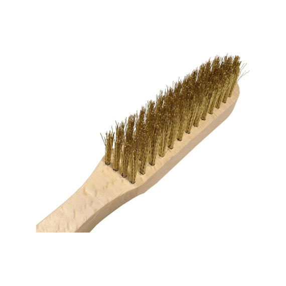 Handborstel Messing 4 Rijen