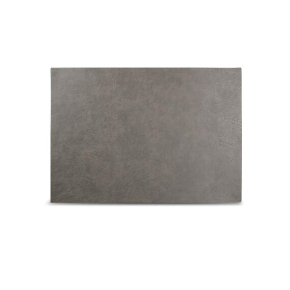 Placemat 43X30Cm Lederlook Grijs Layer