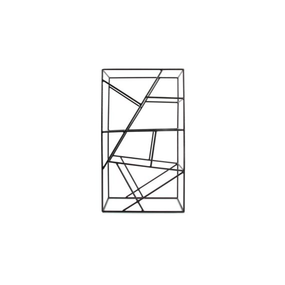 S&P Wijnrek 26X13,5Xh45Cm 6 Flessen Metaal Zwart Tero