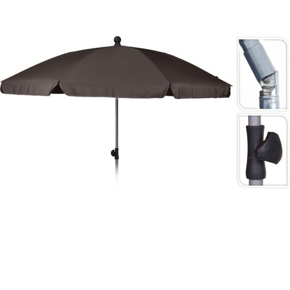 Parasol Dia 200Cm Taupe