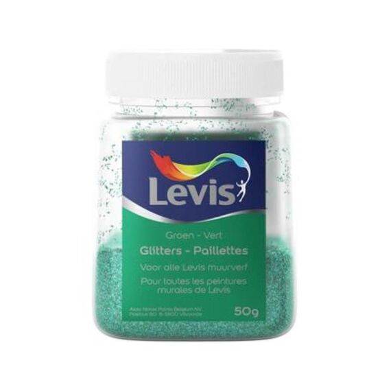 Levis Glitters Voor Muurverf - Green 50Gr