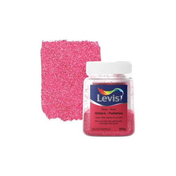 Levis Glitters Voor Muurverf - Rose 50Gr