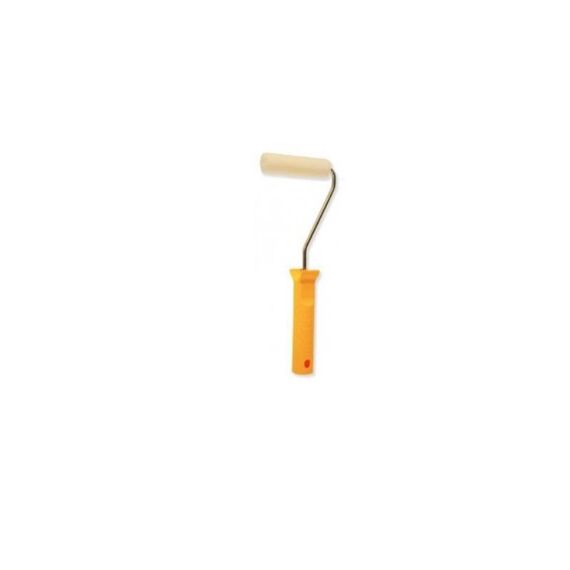 Lakroller 10Cm K17 Vilt Wit Glad + Beugel 29Cm