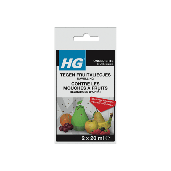 Hgx Fruitvliegjesval Navulling 2X20Ml