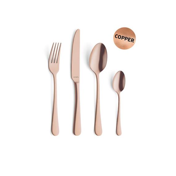 Amefa Austin 24-Pcs Set Copper Pvd