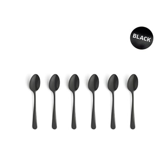 Amefa Austin Austin 6 Mocca Spoons Black Pvd