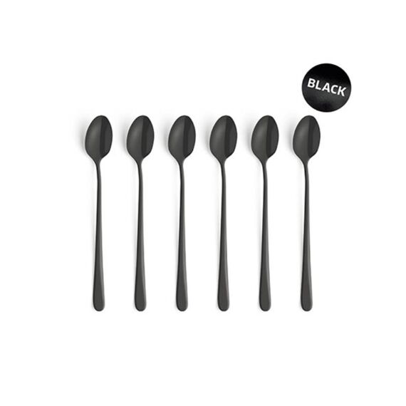 Amefa Austin Austin 6 Iced Teaspoons Black Pvd