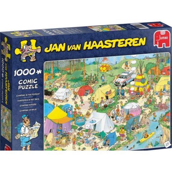 Jumbo Puzzel 1000 Stuks Jan Van Haasteren Camping In The Forest