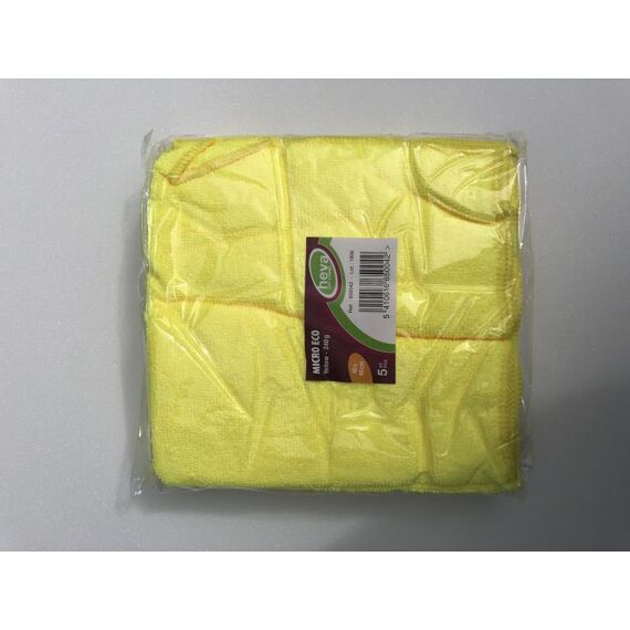 Heva Microvezeldoek 5Pack 40X40 Geel