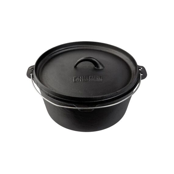 Grill Guru Cast Iron Dutch Oven L.