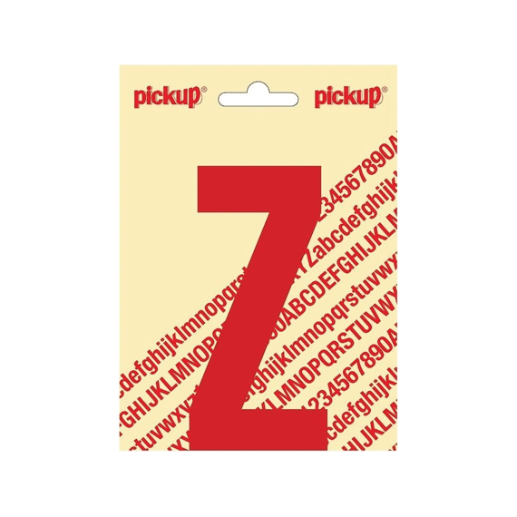 Pick Up Plakletter Nobel 120mm Rood Z