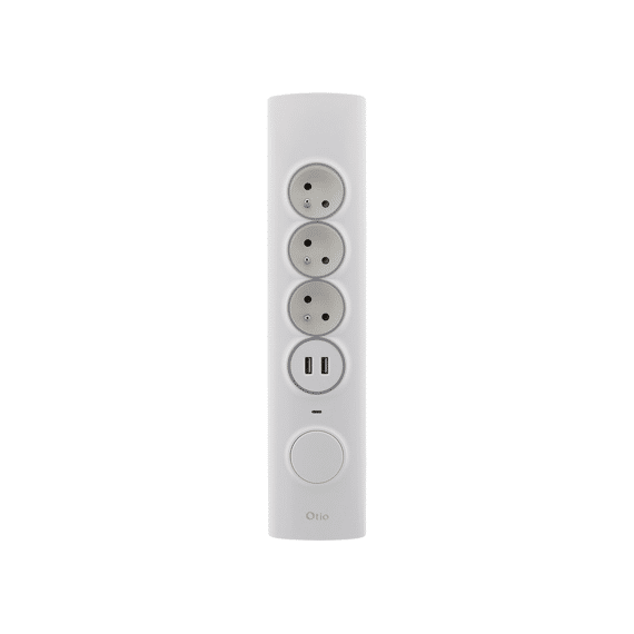 Hoektafelcontact + Usb+ Overbelastingsbeveiliging