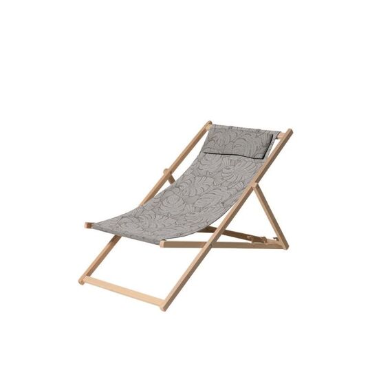 Houten Strandstoel Outdoor Palm Grey