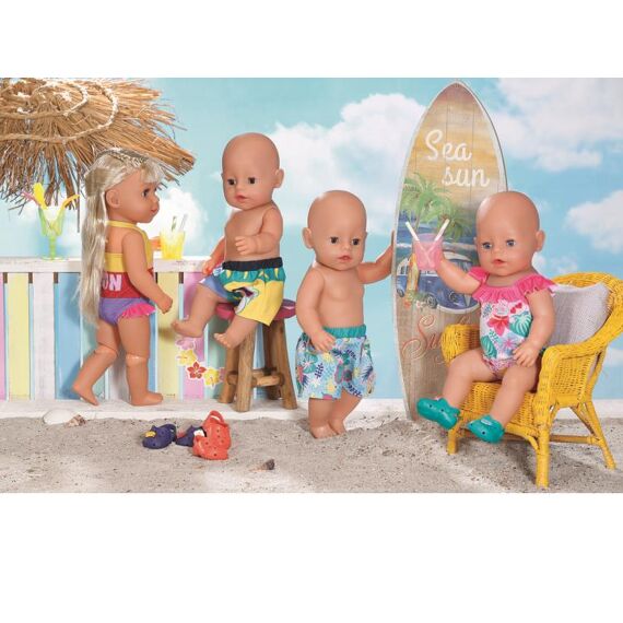 Baby Born Holiday Swimsuits 2 Assortimenten Prijs Per Stuk 43Cm