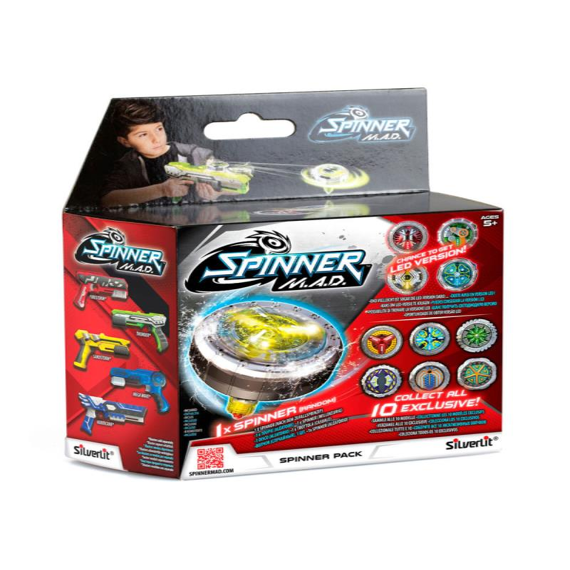 Silverlit Spinner M.A.D. Led Spinner assortiment Prijs Per Stuk