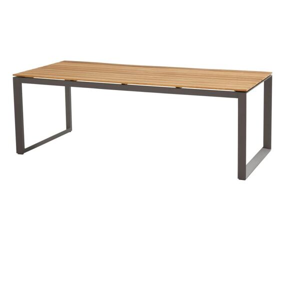 4 Seasons Heritage Tafel Teak Top/ Alu Frame 220X95Cm