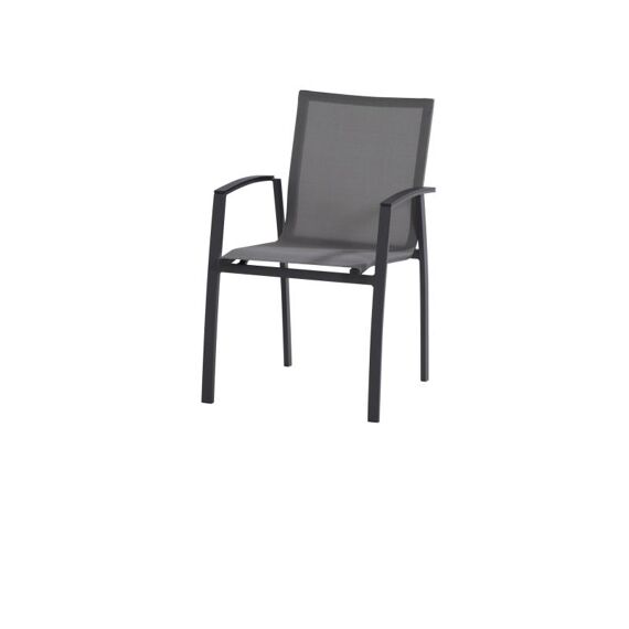 4 Seasons Torino Dining Chair Alu/Textylene Matt Carbon