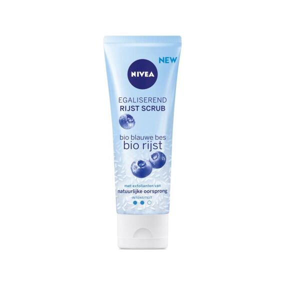 Nivea Gezichtspeeling Rijst Met Blauwe Bes 75Ml