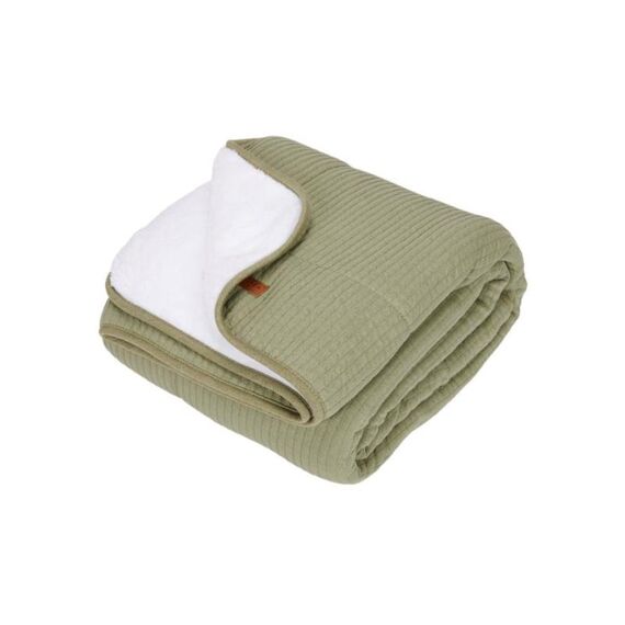 Little Dutch Ledikantdeken Pure & Soft Pure Olive