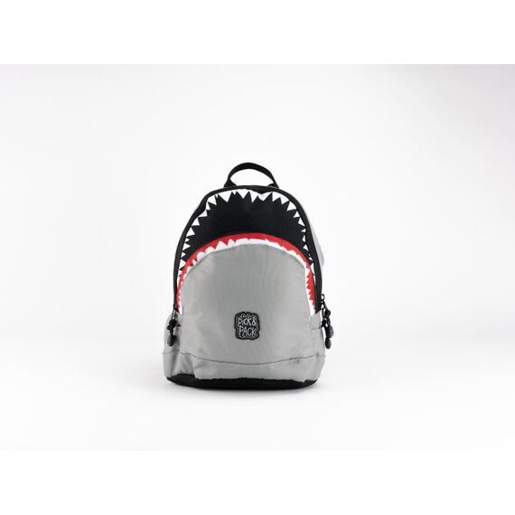 Shark Shape Backpack /Grey W22Xh31Xd11Cm