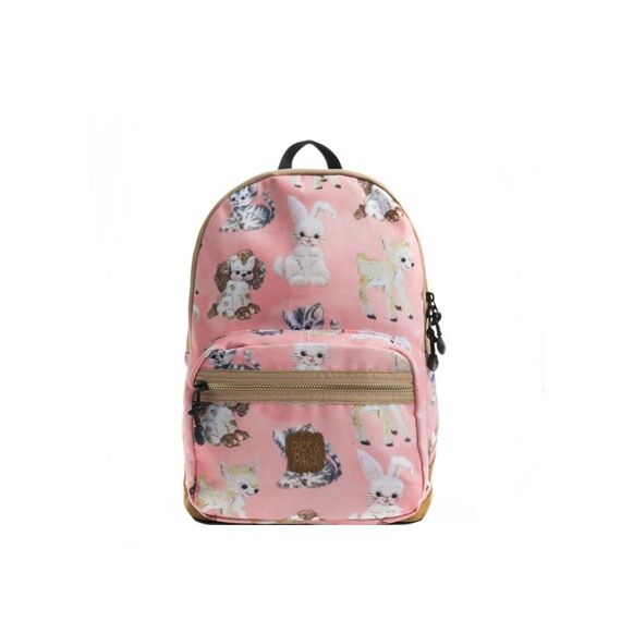 Cute Animals Backpack M /Coral W26.5Xh36.5Xd12.5Cm