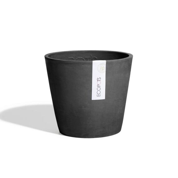 Ecopots Amsterdam Rond Donker Grijs 30X27 cm