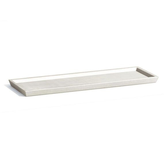 Ecopots Onderschotel Bruges White Grey 47.5X19.5X2.5Cm