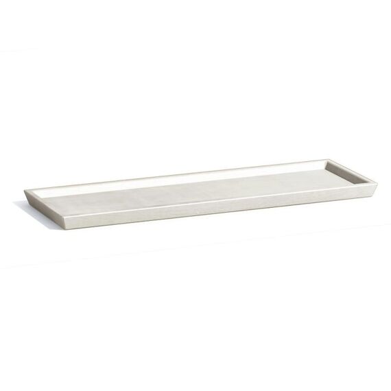 Ecopots Onderschotel Bruges White Grey 57.5X19.5X2.5Cm