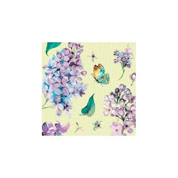 Duni Serviet 33X33Cm 20 St. Sweet Butterfly Lime