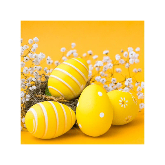 Duni Serviet 33X33Cm 20 St. Eggs & Flowers