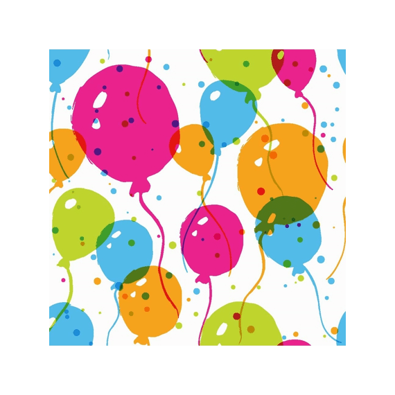 Duni Serviet 24X24Cm 20 Stuks Splash Balloons