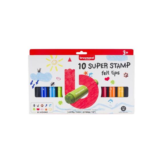 Bruynzeel Super Stempel Stiften 10Stuks