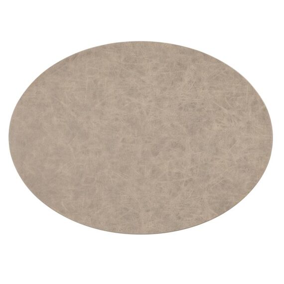 Placemat Truman Oval 33X45Cm Double Layer Taupe