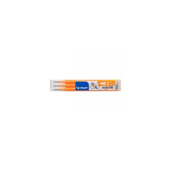 Pilot Set Van 3 Vullingen Frixion Ball /Clicker 07 Abrikoos Oranje