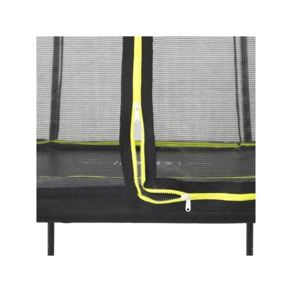 EXIT Silhouette Trampoline + Safetynet Rect. 153X214Cm Black