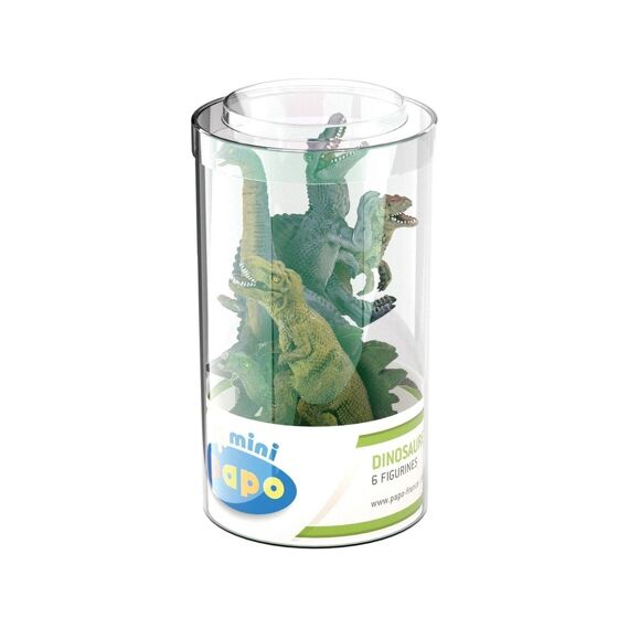 Papo Mini Plus Dinosaurussen Set 1 Koker 6 Stuks