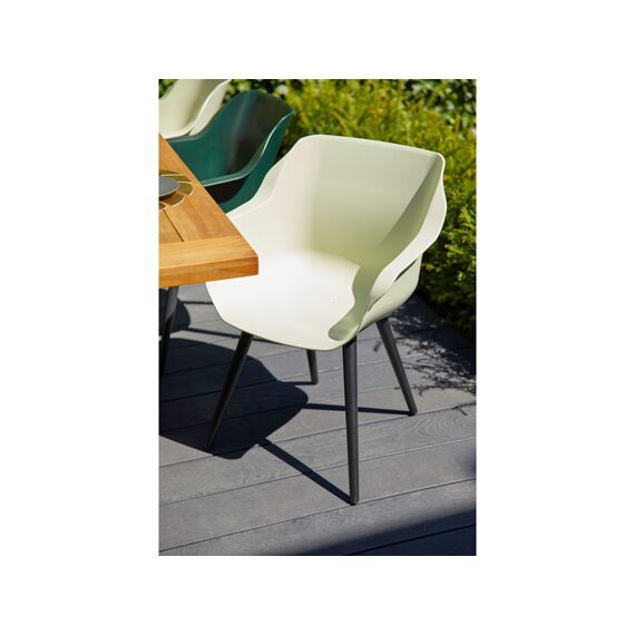 Sophie Studio Armchair Carbon Black/French Green