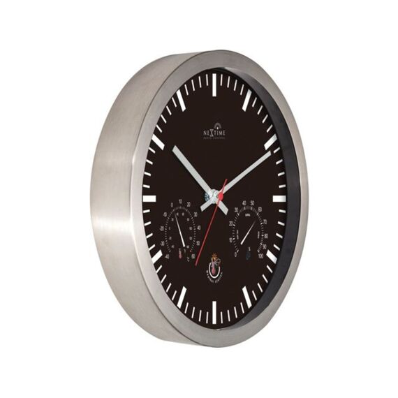 Nextime 90513 Wandklok Zwart