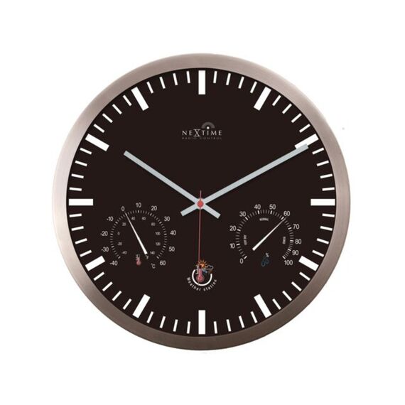 Nextime 90513 Wandklok Zwart