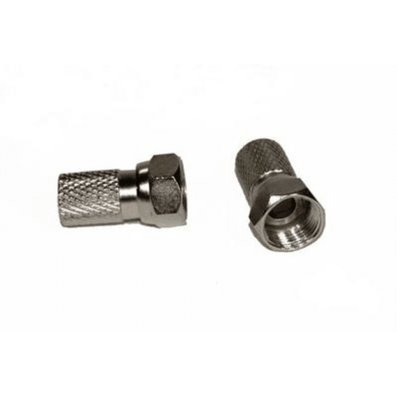 Coaxstekker F 7.2mm 10 Stuks