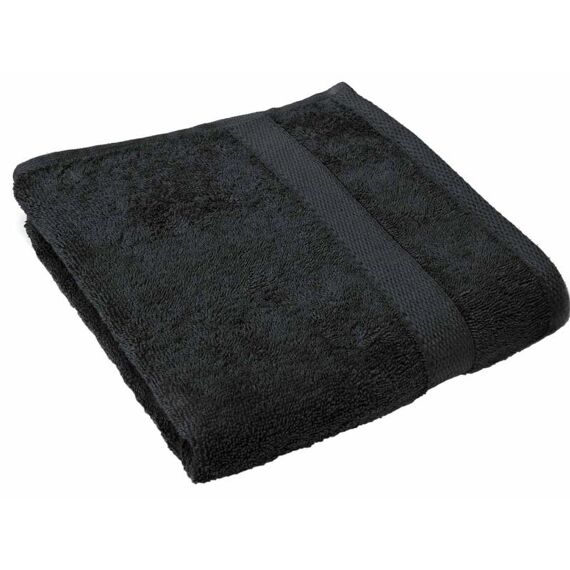 Tiseco Badhanddoek 50X100Cm Black