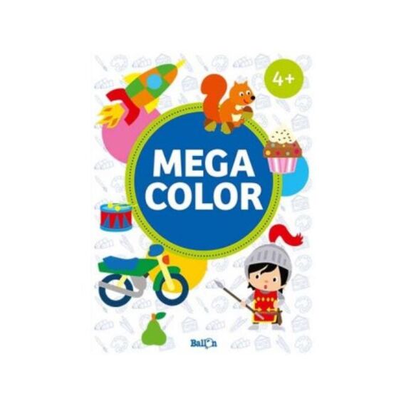 Mega Kleurboeken - Mega Color 4+