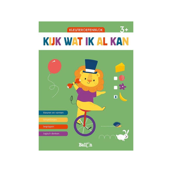 Kleuteroefenblok - Kijk Wat Ik Al Kan 3+