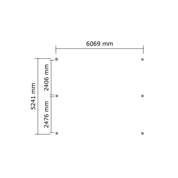 Carport Gemini 6Mx5.5M